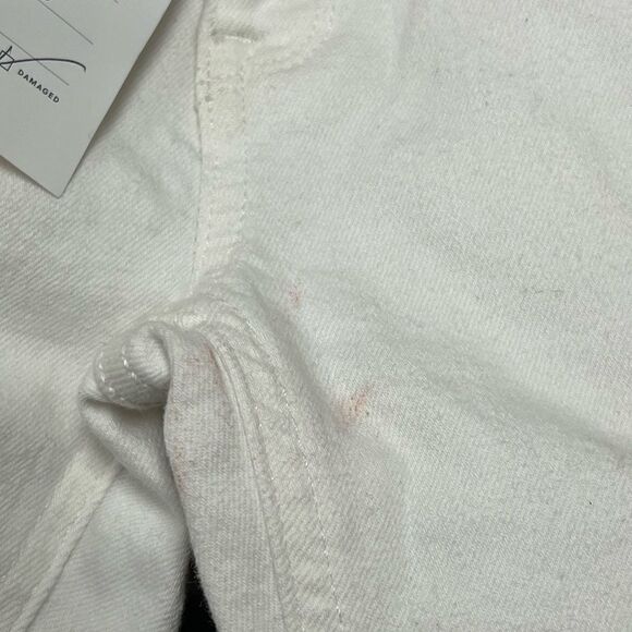 J.Crew Girls' raw-hem demi-boot jean in white - Picture 3 of 3